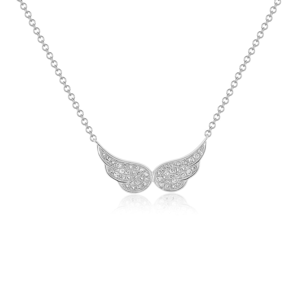 Diamond Angel Wing Necklace