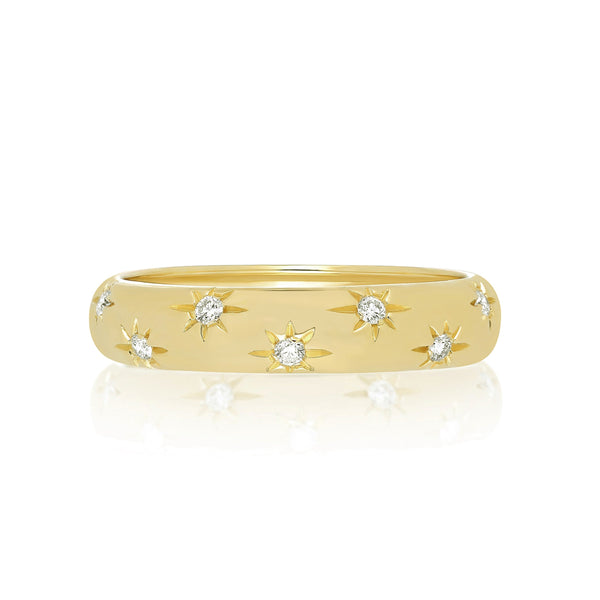 Starburst Diamond Band