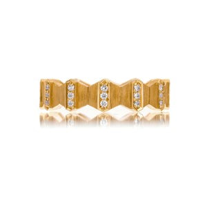 Brushed Diamond Band | .25tw