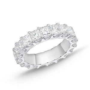 Princess Cut Diamond Eternity Band | 6.06TW