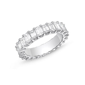 Emerald Cut Diamond Eternity Band | 4.56TW