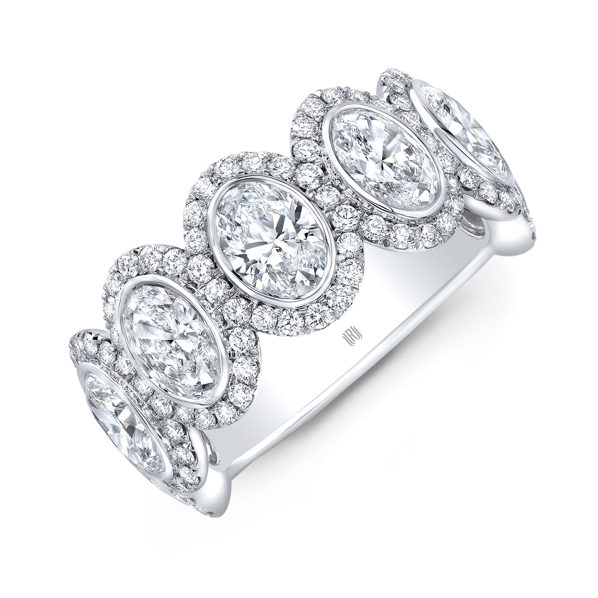 Oval Cut Diamond Band | 3.62tw