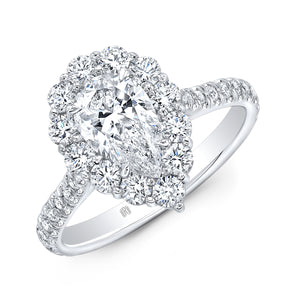 Pear & Round Brilliant Diamond Ring | 1.90tw