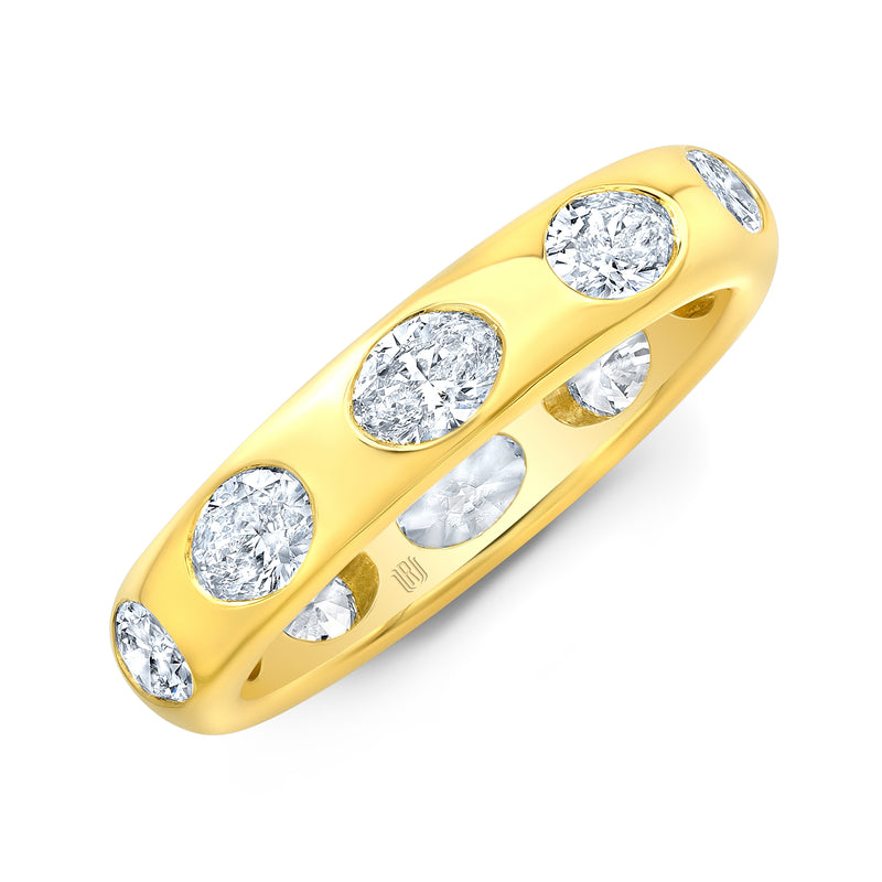 Oval Cut Diamond Band | 1.85tw
