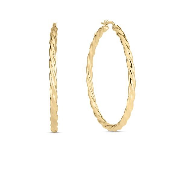 XL Twisted Hoop Earrings