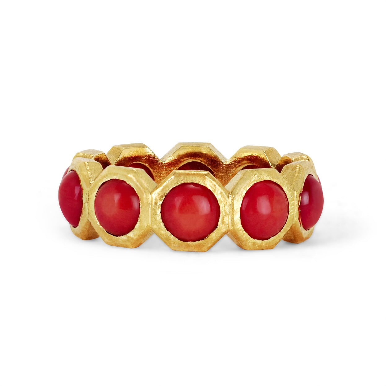 Coral Hexagon Band