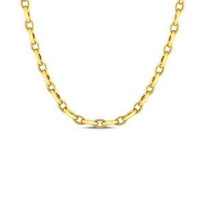 Almond Link Necklace
