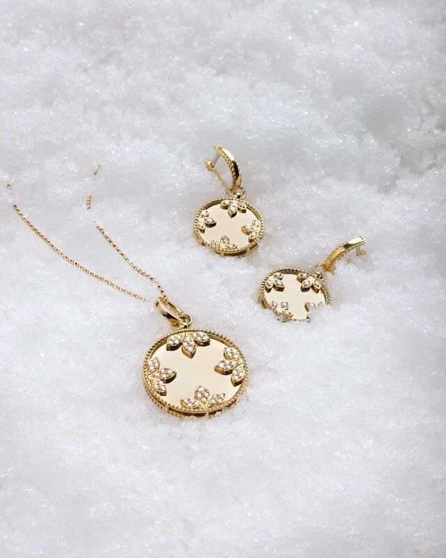 Venetian Medallions Large Diamond Necklace