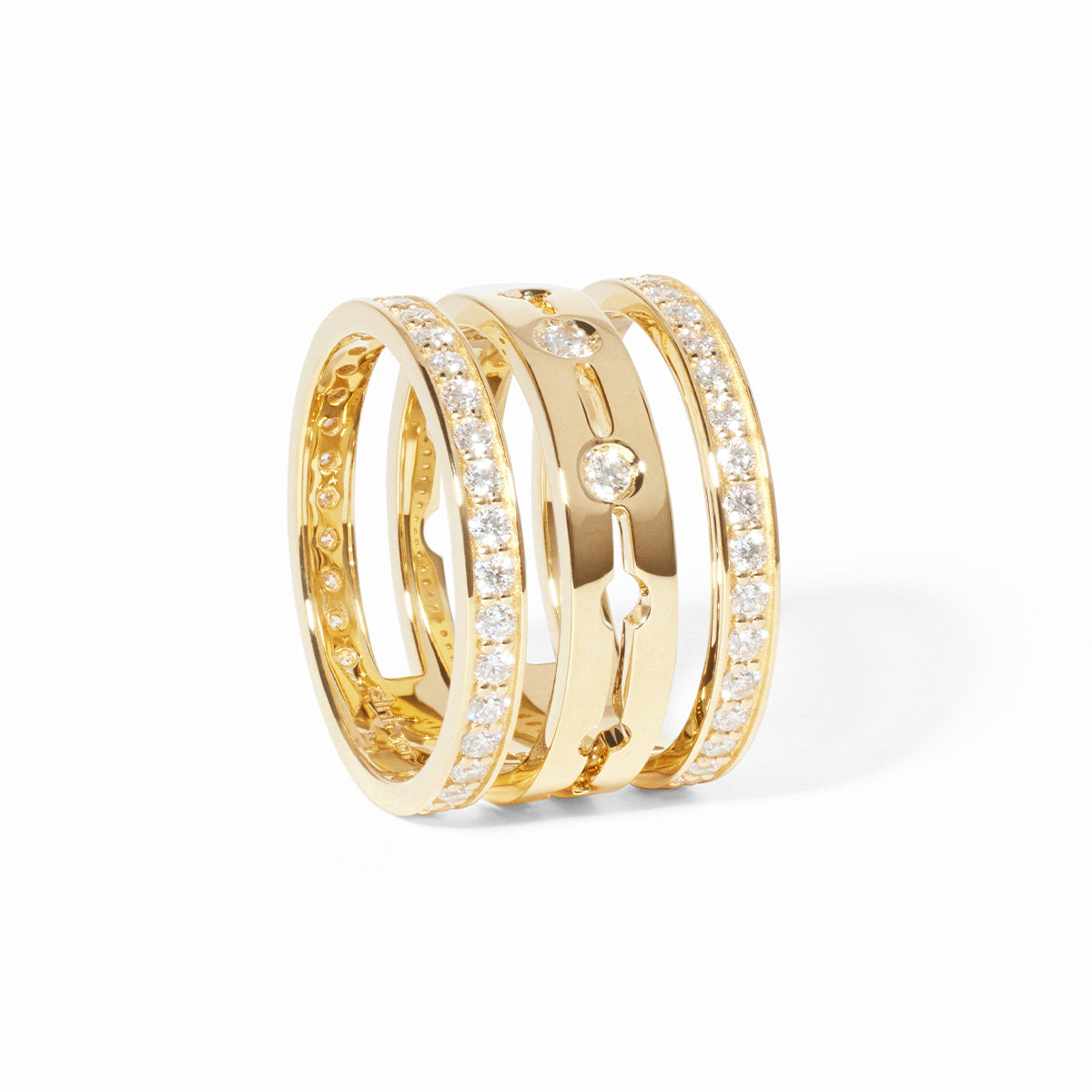 Three Row Diamond Band | 1.10tw