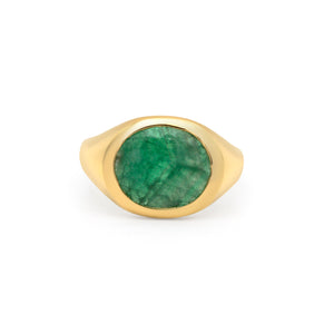 Emerald Signet Ring