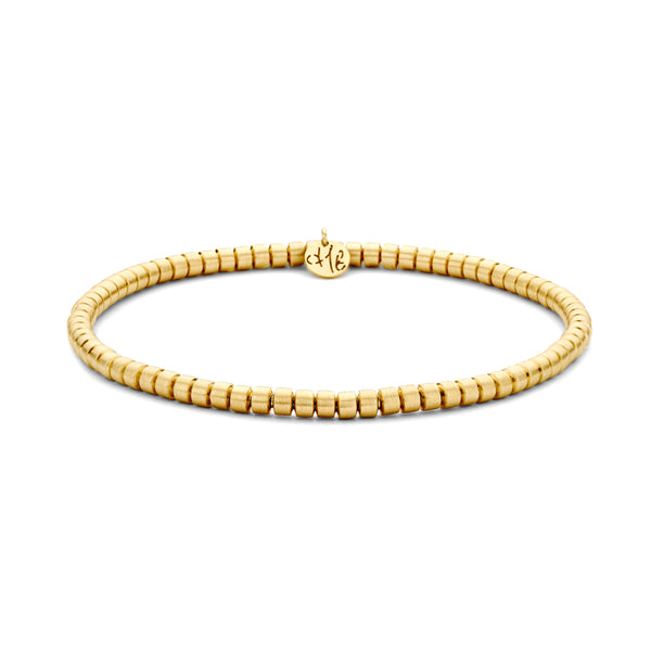 Stretch Flat Bead Bracelet