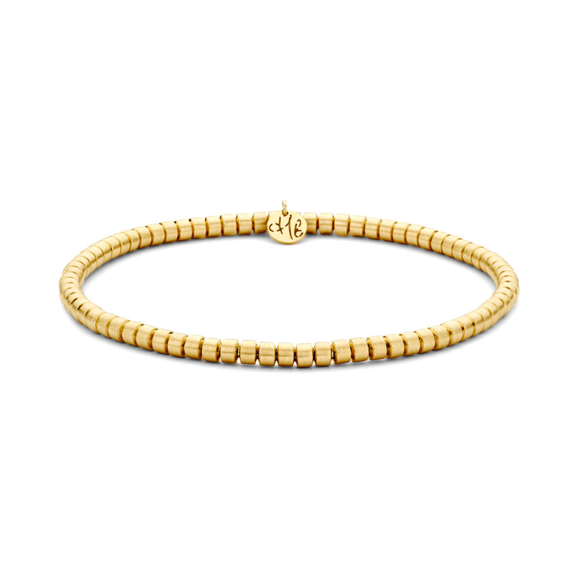 Stretch Flat Bead Bracelet