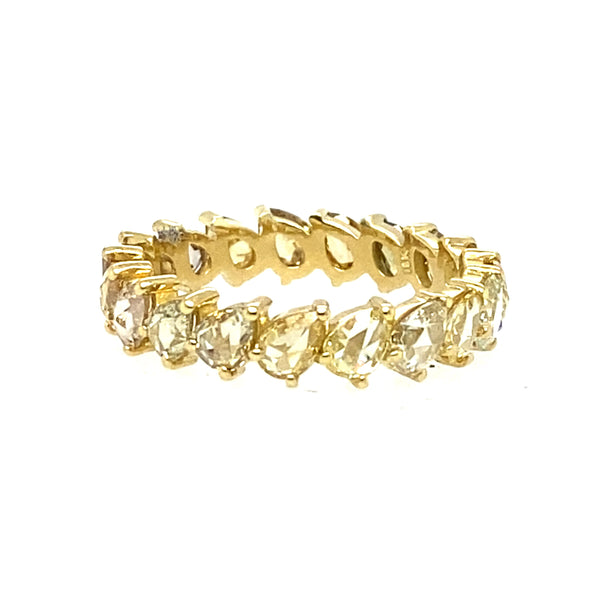 Mix Color Rose Cut Diamond Band