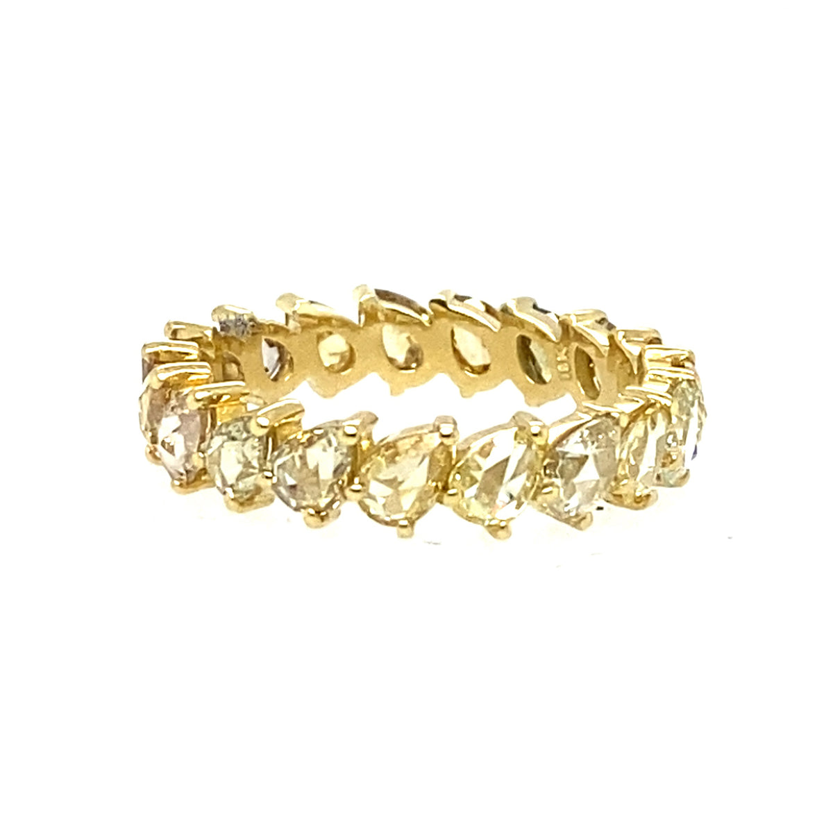 Mix Color Rose Cut Diamond Band