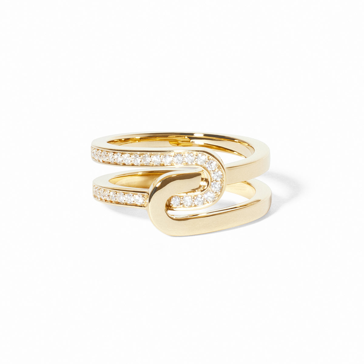 Small Maillon Diamond Ring | 0.23tw