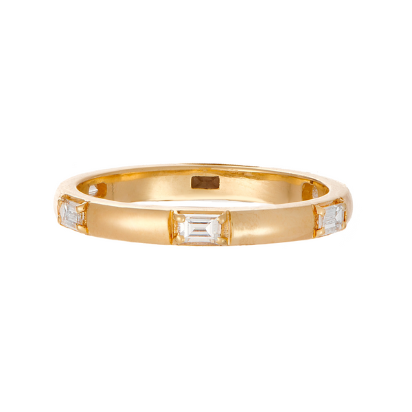 East/West Baguette Diamond Band
