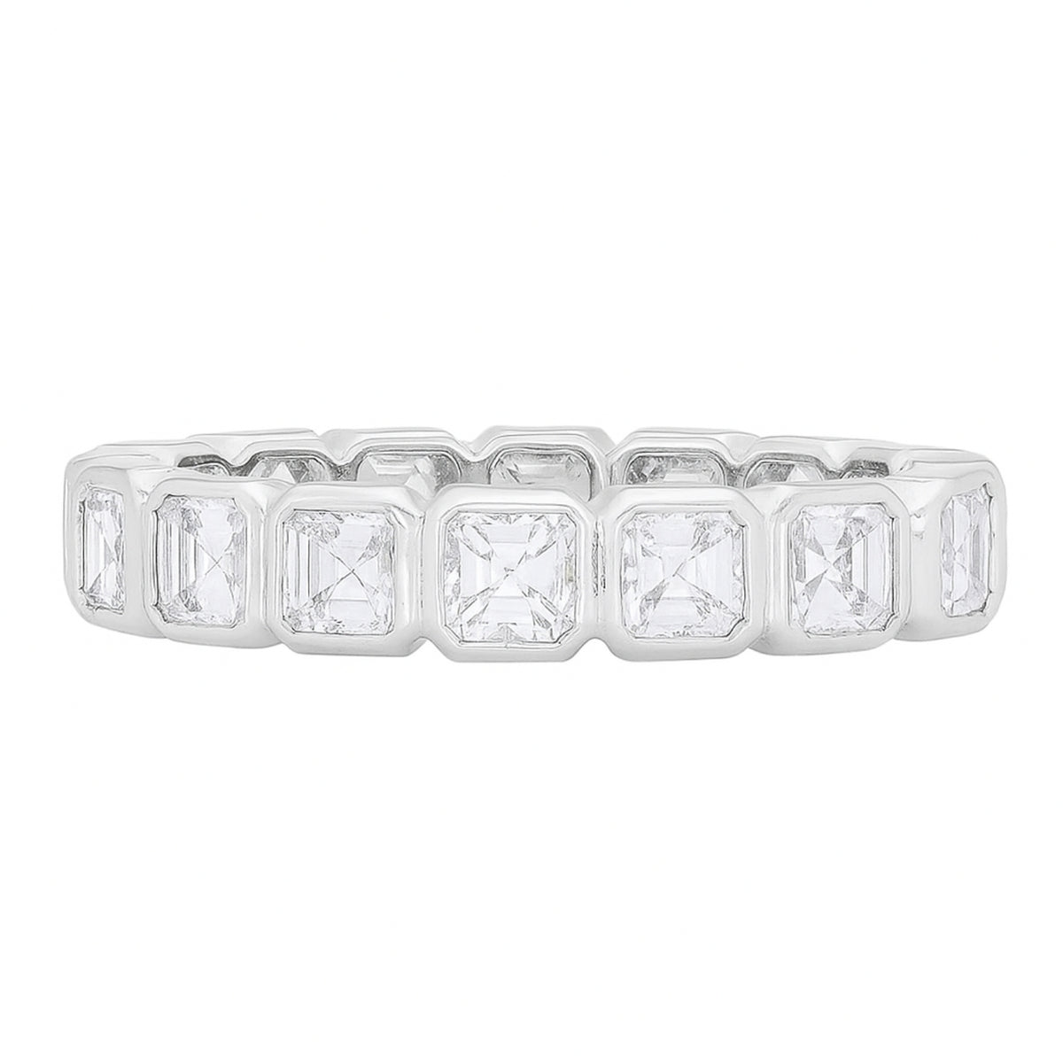 Asscher Cut Diamond Eternity Band