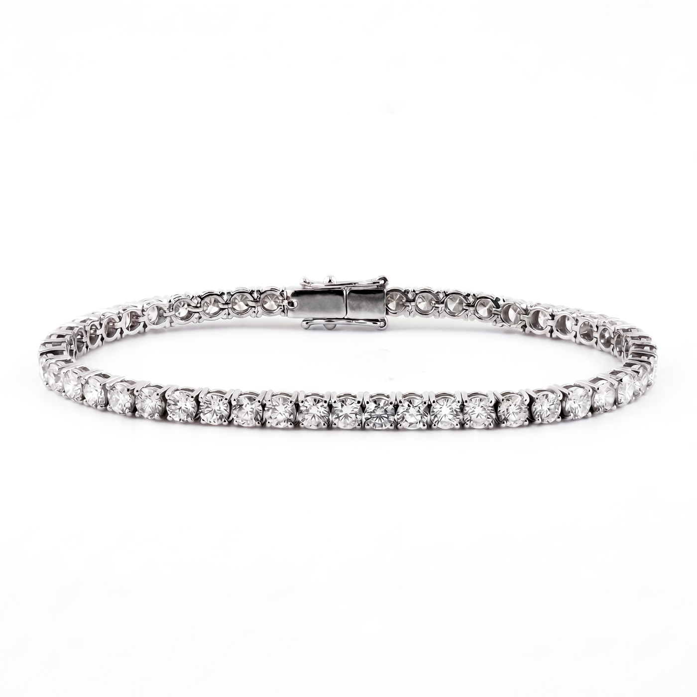 Round Brilliant Diamond Tennis Bracelet | 7.14tw