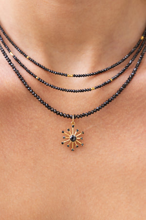 Noir Medium Black Diamond Necklace