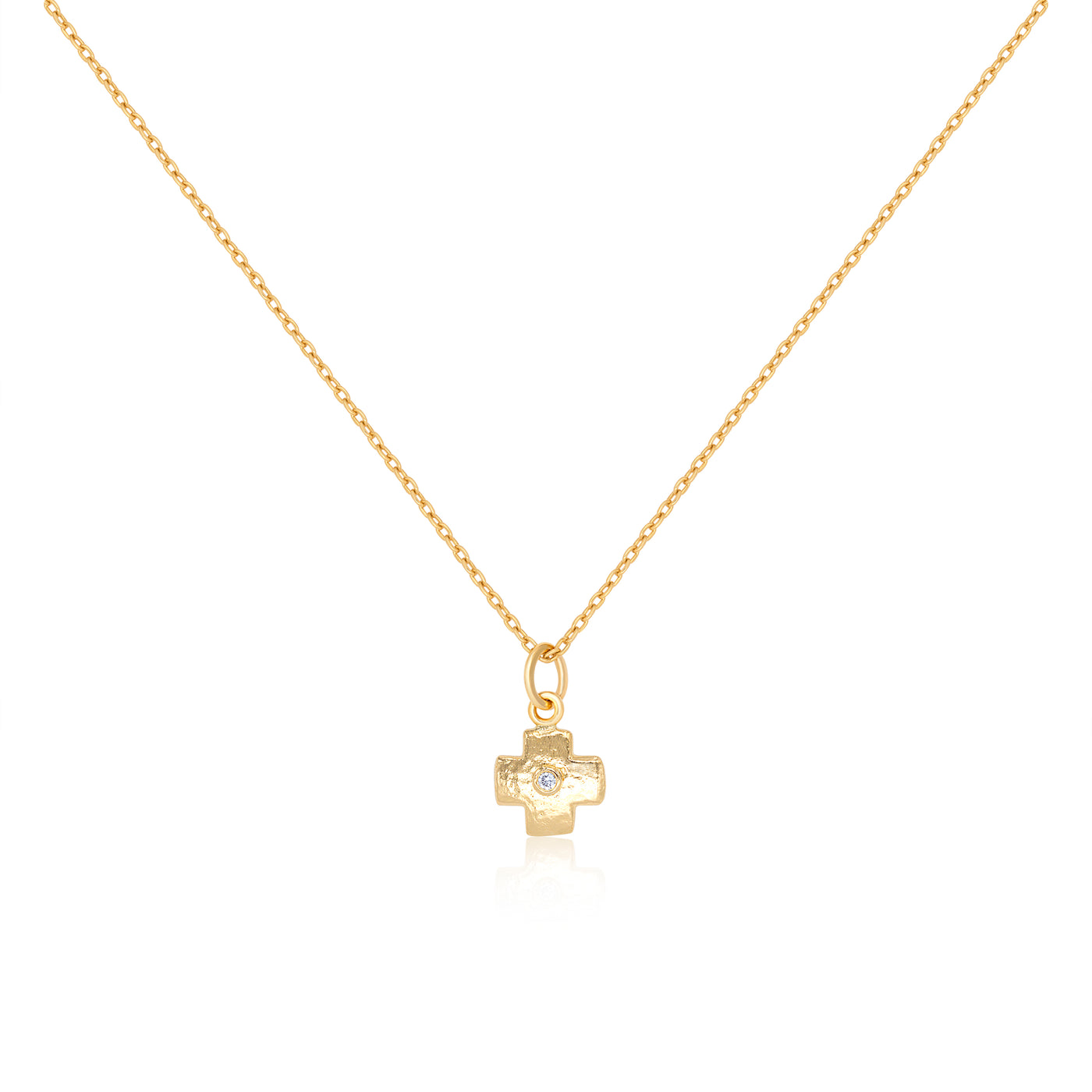 24K Cross Charms