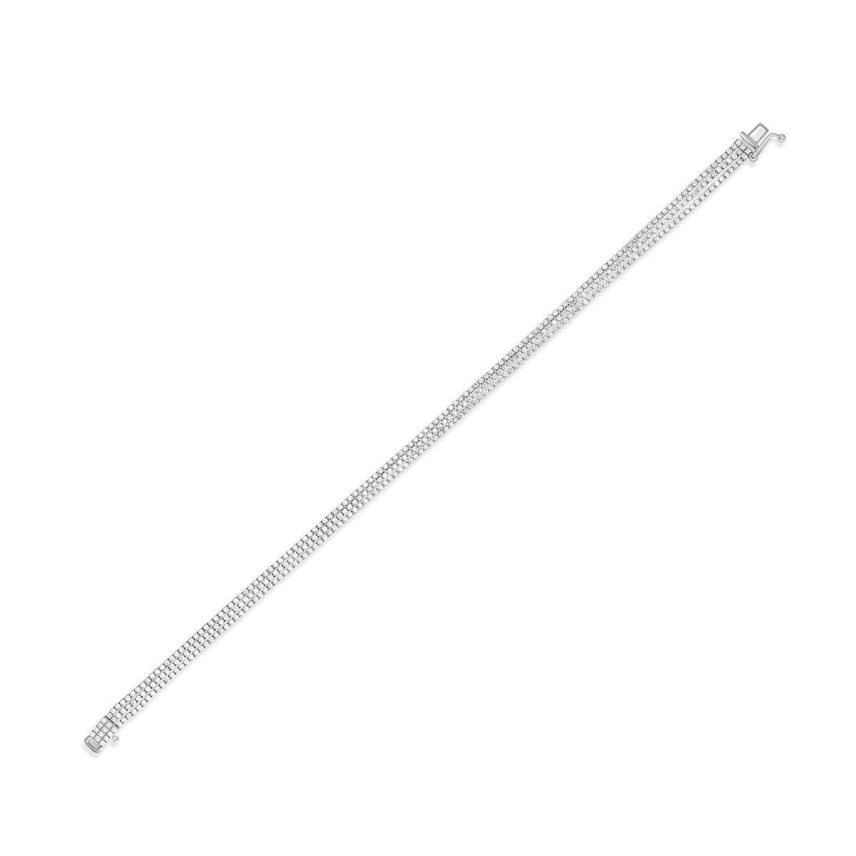 Three Strand Diamond Tennis Bracelet | 1.90tw