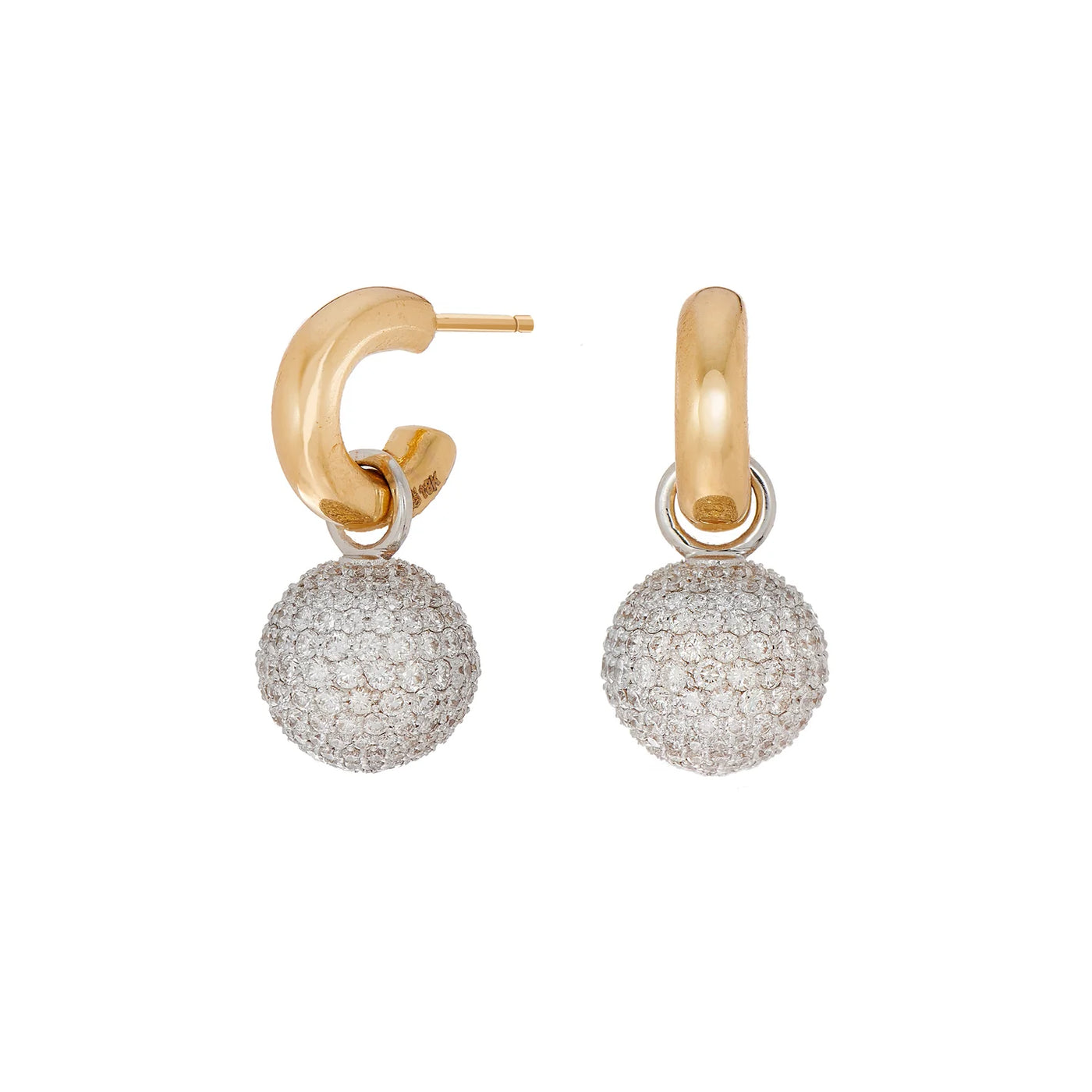 Diamond Ball Drop Earrings | 4.81tw