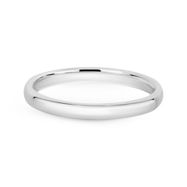 Men’s 18K White Gold Band