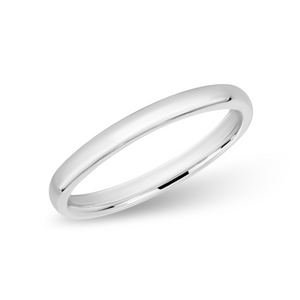 Men’s 18K White Gold Band