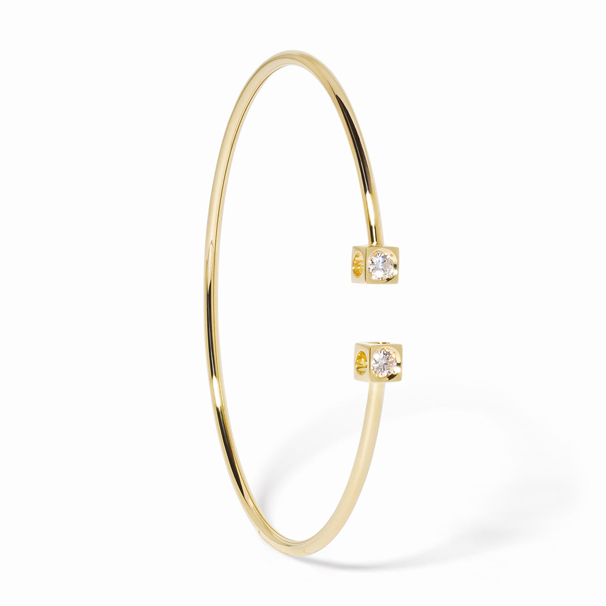 Medium Le Cube Diamond Flex Bracelet | 0.24tw
