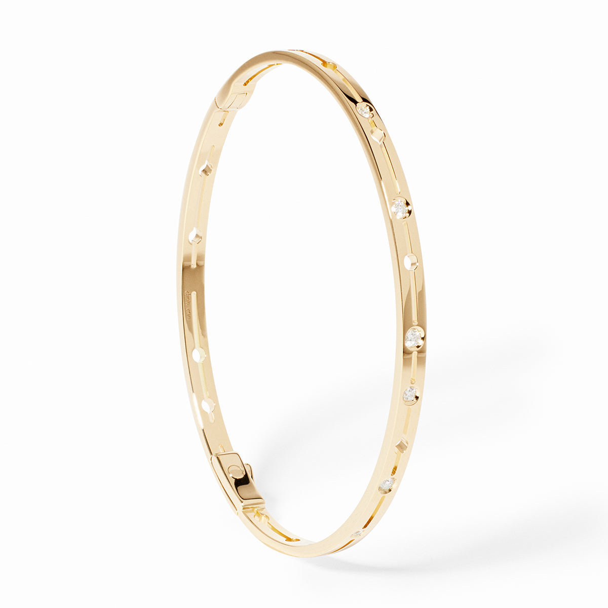 Small Pulse Diamond Bangle | 0.13tw