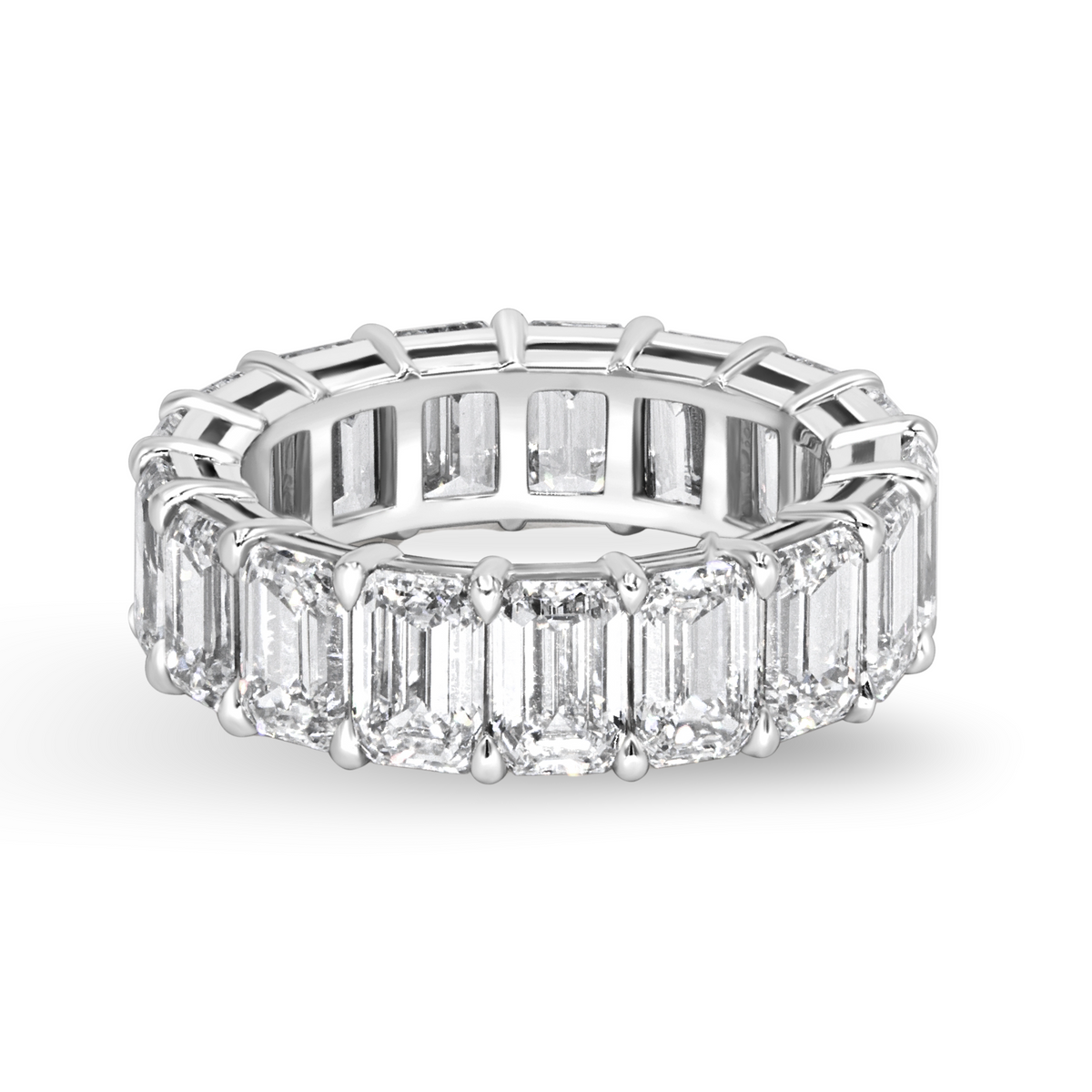 Emerald Cut Diamond Eternity Band | 8.83tw