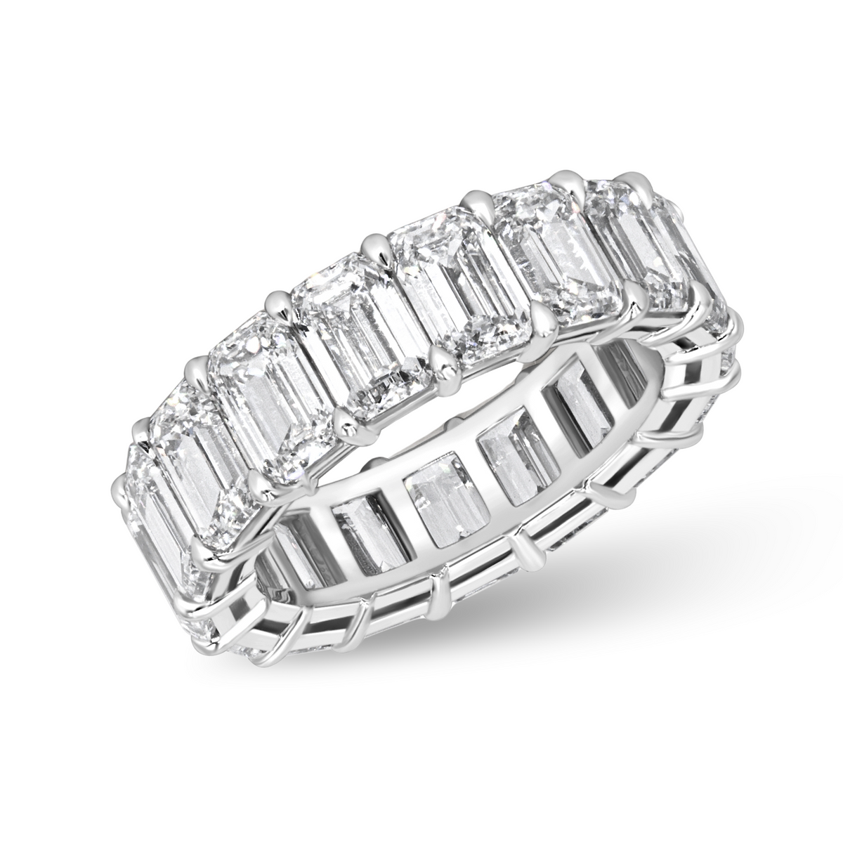 Emerald Cut Diamond Eternity Band | 8.83tw