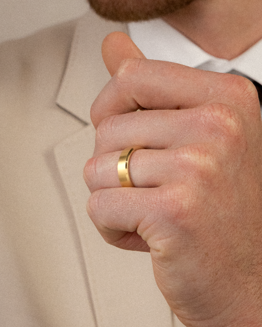 Satin Center Polished Edge Band