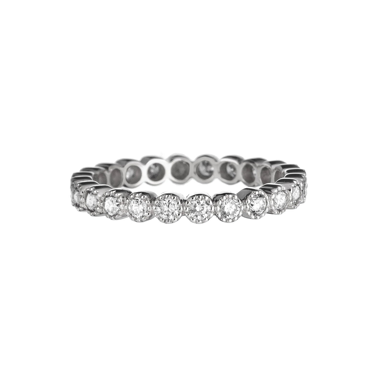 Beaded Bezel Diamond Band | .66tw