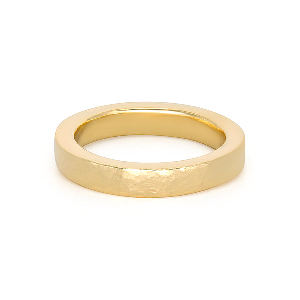 Yellow Gold Flat Band