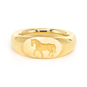 Horse Signet Ring