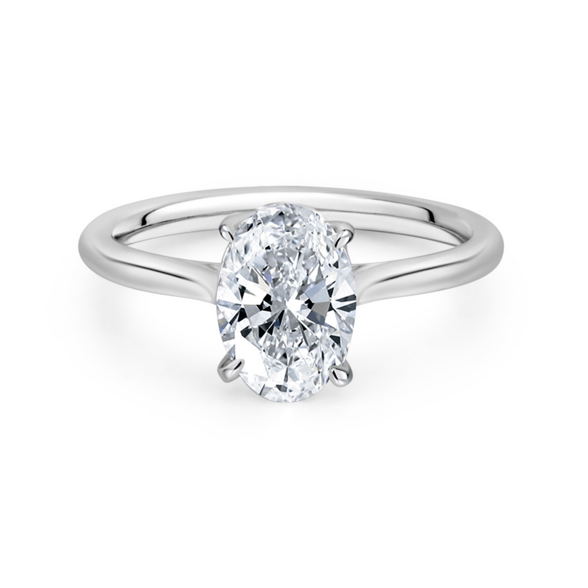 Oval Cut Diamond Solitaire Ring | 1.53ct