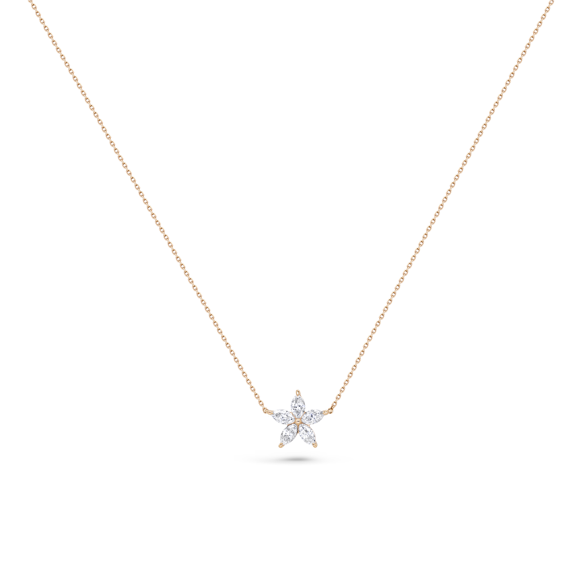 Marquise Diamond Star Pendant