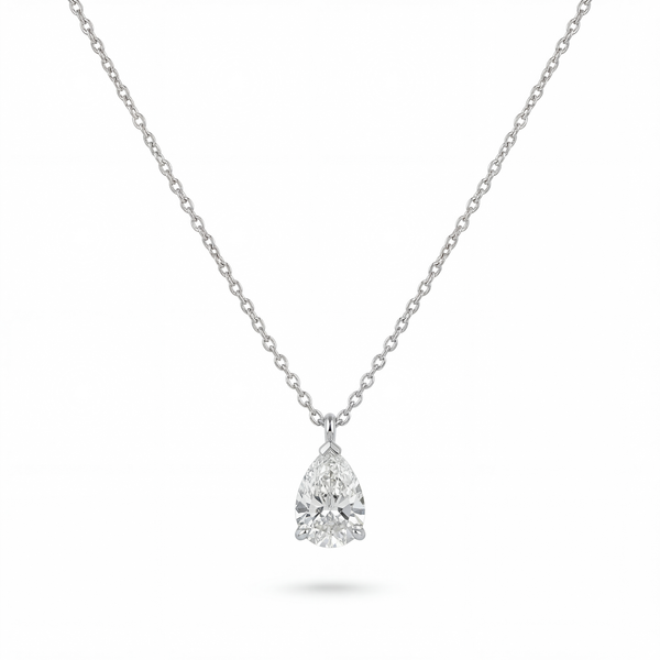 Pear Shape Diamond Pendant | .52ct