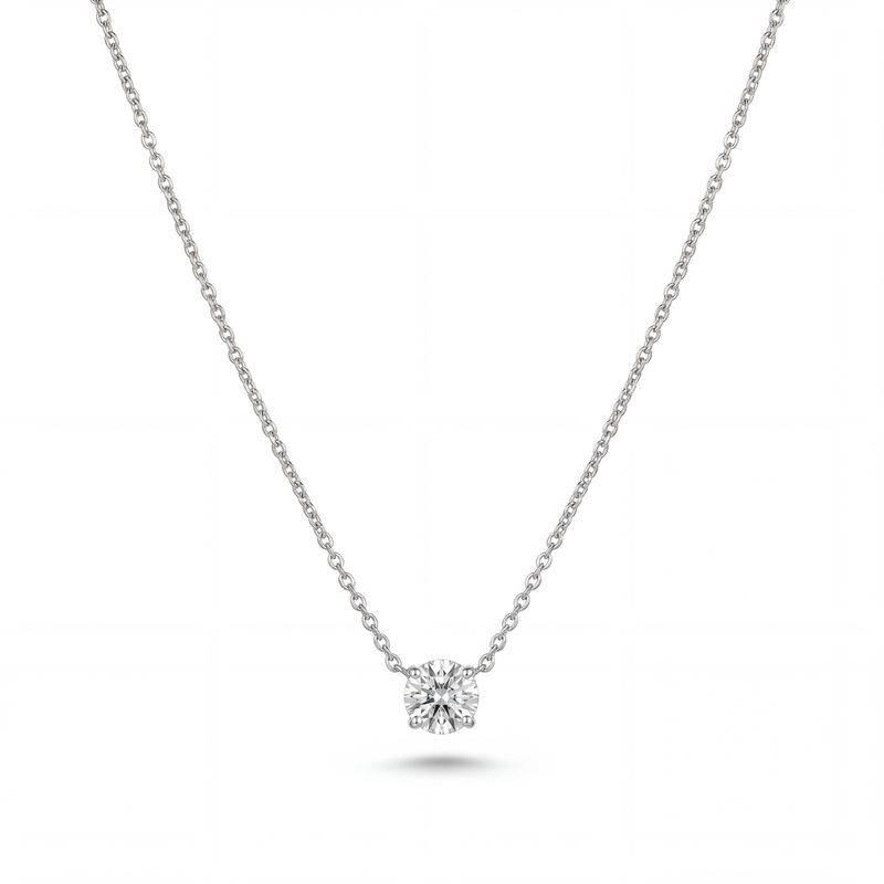 Round Brilliant Diamond Pendant | .52ct
