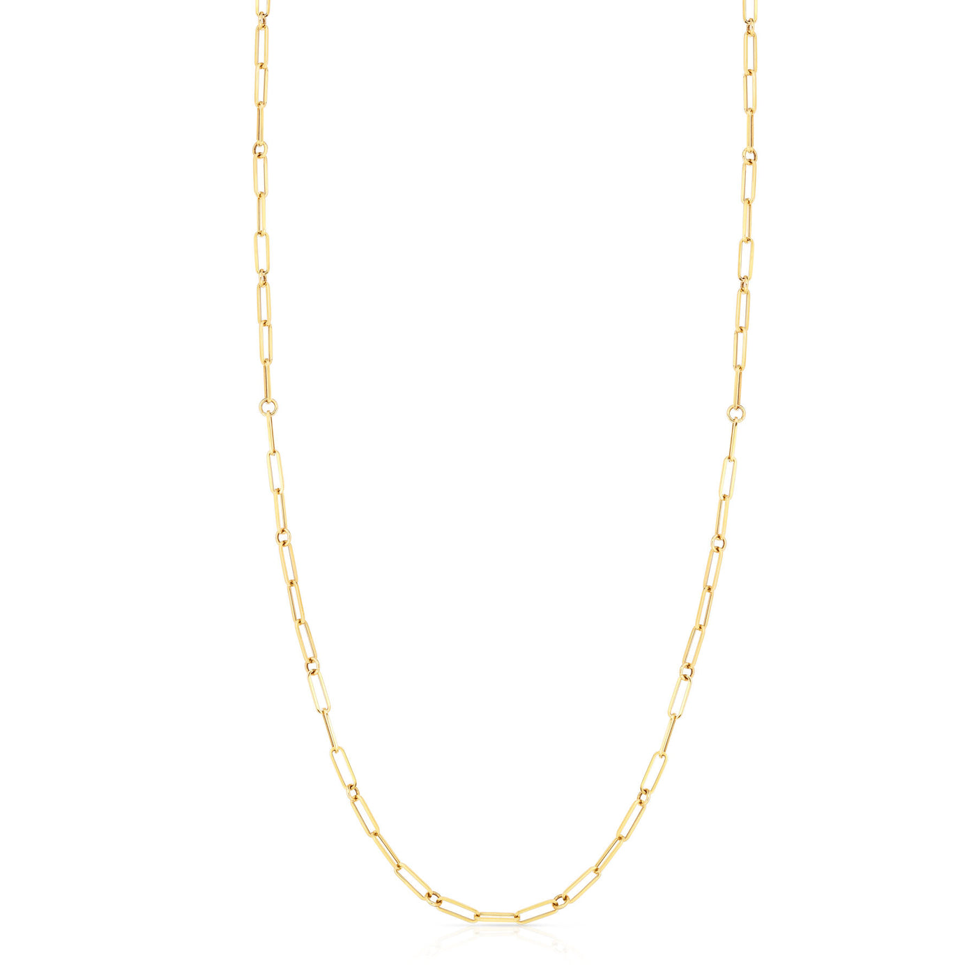 Paperclip Chain Necklace | 20"