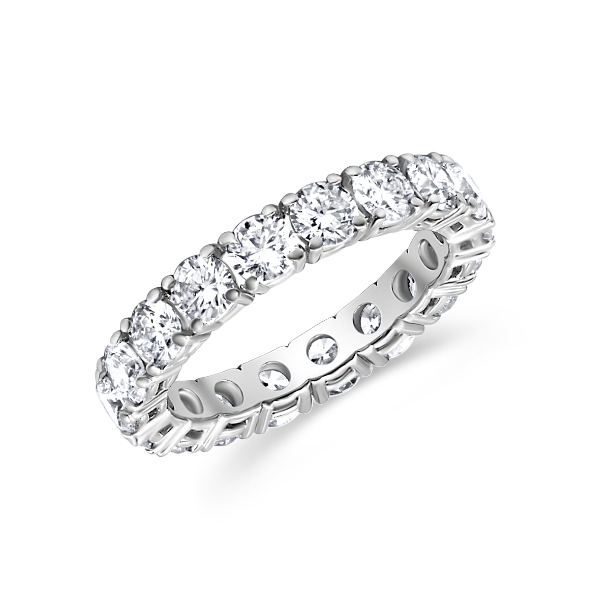 Round Brilliant Cut Diamond Eternity Band | 3.01tw