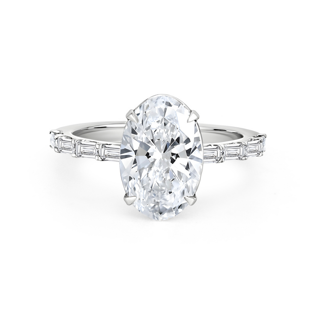Oval Cut & Alara Diamond Ring | 3.94tw