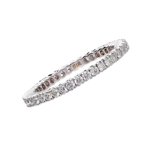 Round Diamond Eternity Band