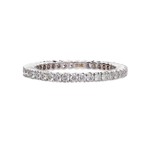 Round Diamond Eternity Band