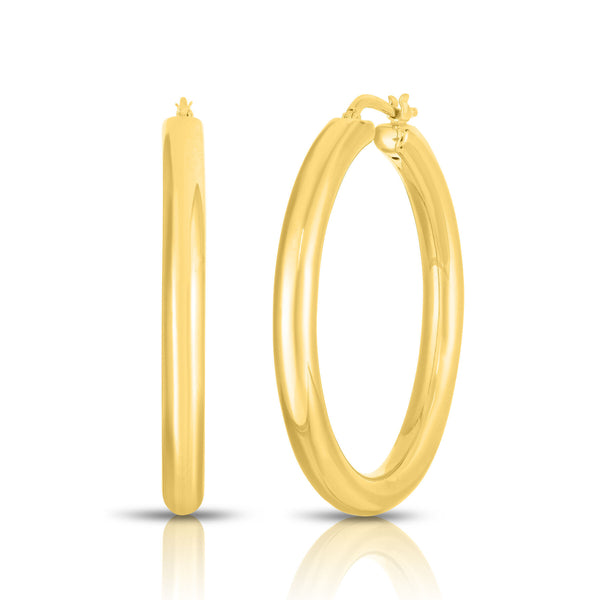 Thick Hoop Earrings