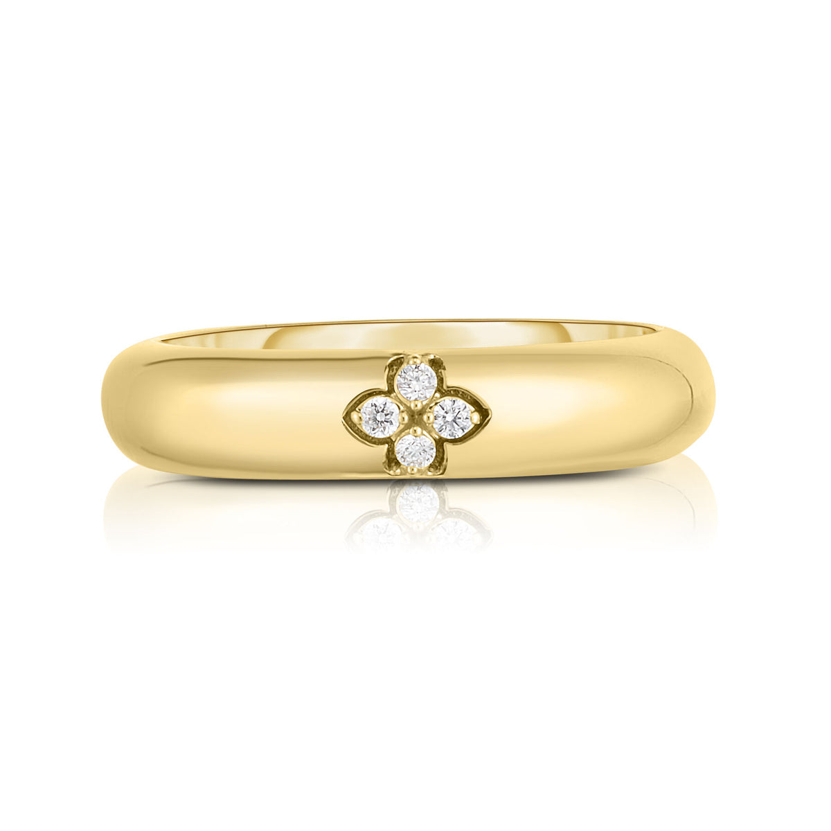Love in Verona Diamond Flower Ring