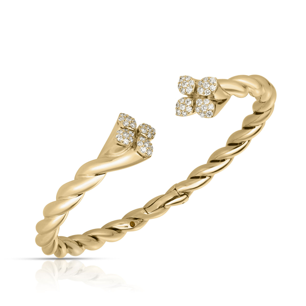 Love In Verona Diamond Twist Bangle