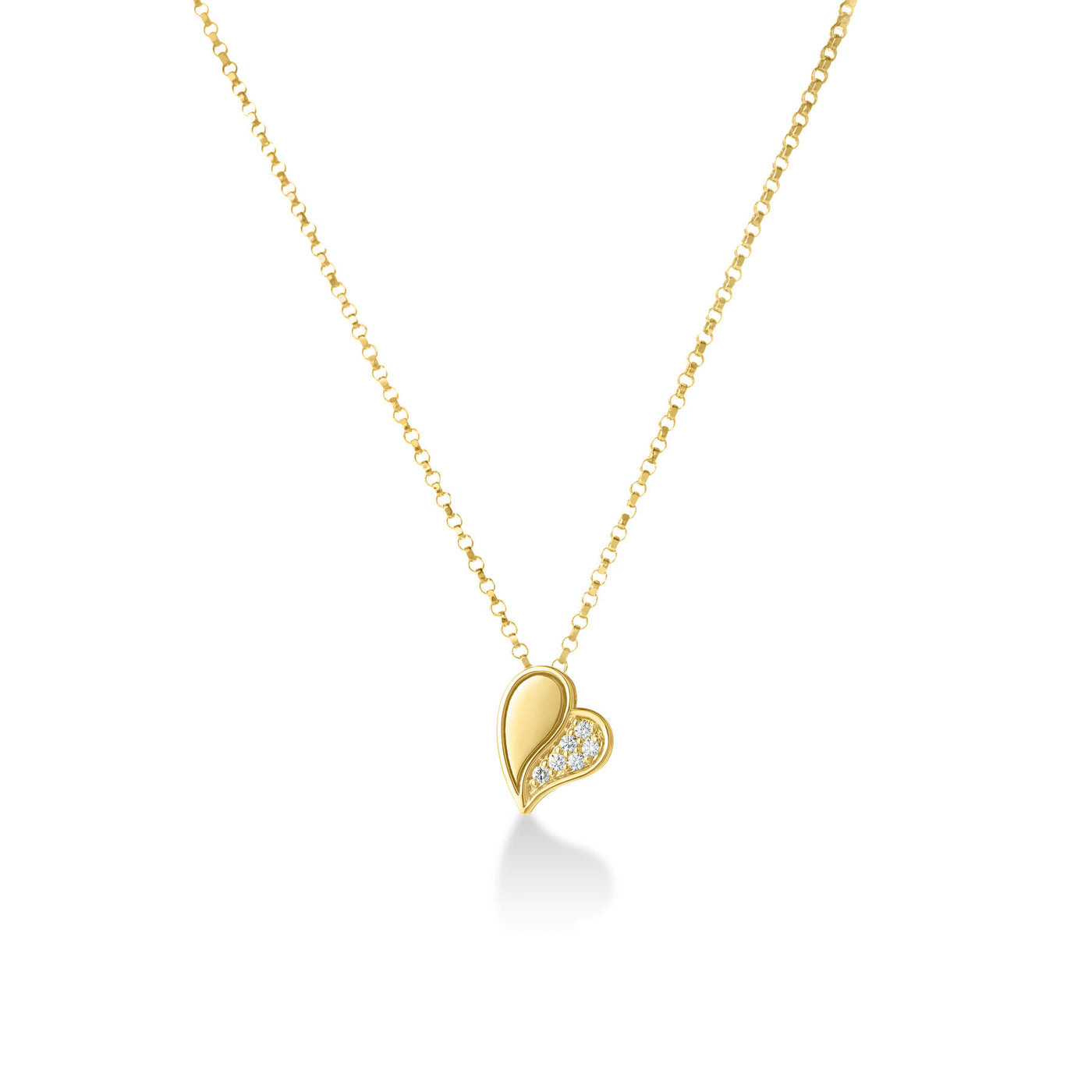 Amorino Diamond Heart Necklace
