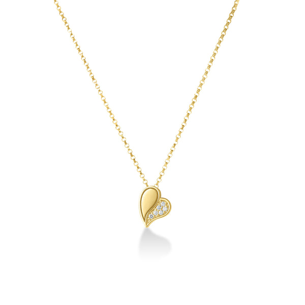 Amorino Diamond Heart Necklace